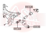 ASVA 0520KE ОПОРА ШАРОВАЯ