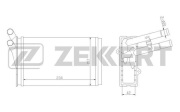 Zekkert MK5009 Радиатор отоп.  80 V 94-, A4 94-,  Superb (3U4) 01-, Passat V 96-