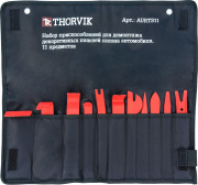 THORVIK AURTS11 Набор приспособлений для демонтажа декоративных панелей салона автомобиля, 11 предметов