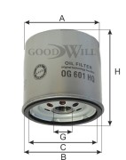 Goodwill OG601HQ Фильтр масляный двигателя