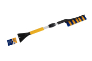 Kraft KT830074 Щетка зимняя со скребком и телескопической ручкой  (60-88 см) желто-синяя
