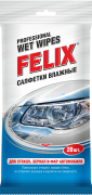 Felix 410060003 Салфетки влажные FELIX для стекол, зеркал 20шт.