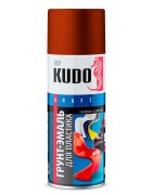 Kudo KU6011 Грунт-эмаль для пластика KUDO Коричневая RAL 8017