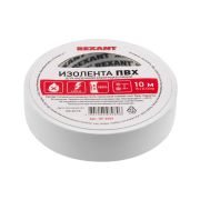 REXANT 092201 Изолента ПВХ REXANT 19 мм х 25 м, белая, упаковка 5 роликов