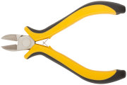FINCH INDUSTRIAL TOOLS 51631 Бокорезы &quot;мини&quot; Профи, никелированное покрытие, черно-желтые мягкие ручки 115 мм