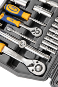 Kraft KT700300 Набор инструмента 1/2&quot;DR и 1/4&quot;DR 108 предметов, PRO