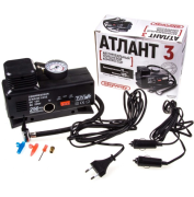Skyway S02002002 Компрессор пластиковый 11л/мин от сети 220V+в прикуриватель SKYWAY АТЛАНТ-03 (3 вида насадок) 17 АТМ