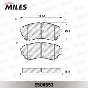 Miles E500553 Колодки тормозные