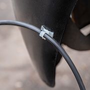 REXANT 070197 Хомут стяжка нейлоновая с крепежным пистоном REXANT190x4,8 мм, ø3,2 мм, белая, упаковка 100 шт.