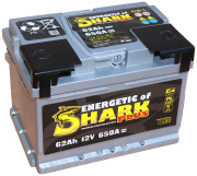 ENERGETIC of SHARK ESP623R Батарея аккумуляторная 12В 62А/ч 650А обратная поляр. стандартные клеммы низкий