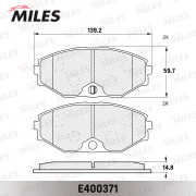 Miles E400371 Колодки тормозные