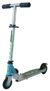 FOXX 100SFOXXBL7 Самокат 2-х колесный 100 мм Городской подростковый Foxx Smiles стальной не складной голубой 100S.FOXX.BL7
