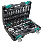 Stels 14106 Набор инструментов, 1/2, 1/4, CrV, пластиковый кейс, 94 предмета Stels