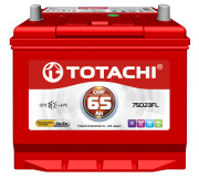 TOTACHI 90465 Батарея аккумуляторная 65А/ч 550А 12 В обратная (-) (+) поляр. стандартные (Европа) клеммы