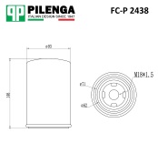 PILENGA FCP2438 Фильтр топливный