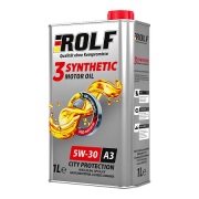 ROLF 322550 ROLF синтетическое 3-SYNTHETIC 5w30 API SL/CF ACEA A3/B4  1л