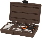 OMBRA 911423 Набор головок торцевых с аксессуарами 1/4&quot;&quot;DR, 4-13 мм, 23 предмета