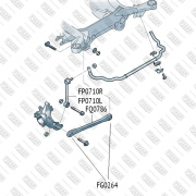FIXAR FP0710R Тяга стабилизатора задняя правая