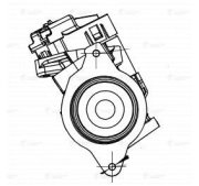LUZAR LVEG1011 Клапан EGR (рециркуляции выхл. GA$ов) для а/м Ford Kuga (08-) 2.0D (LVEG 1011)