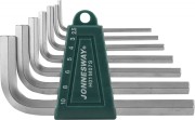 Jonnesway H01M07S Комплект угловых шестиграников 2,5-10мм, 7 предметов S2 материал