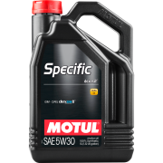 MOTUL 102643 Масло моторное синтетика MOTUL SPECIFIC DEXOS2 5W-30 5 л.