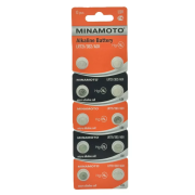 Auto-GUR AGBB11 Батарейкa AG11, 1.5 В MINAMOTO Japan (LR721) 10/card цена 1 шт