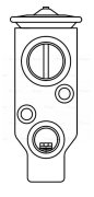 LUZAR LTRV0578 Клапан расш. кондиционера (ТРВ) для а/м Chevrolet Lacetti (04-) (LTRV 0578)