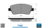 ROADRUNNER RR21831SPD Колодки тормозные передние