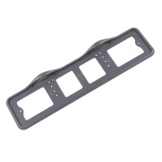 DOLLEX SPL58 Рамка номерного знака пластмассовая с подсветкой верхней серая