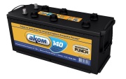 АКОМ 014140102 Батарея аккумуляторная АКОМ  140А/ч 950А 12V Обратная полярн. стандартные клеммы