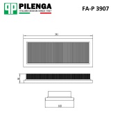 PILENGA FAP3907 Фильтр воздушный