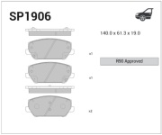 Sangsin brake SP1906