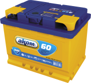 АКОМ 4607034730024 Батарея аккумуляторная 6СТ-60VL АКОМ, технология Са/Са, 12В, 60 А/ч, 540А, прямая полярность, формат АКБ: LN2, европейский тип клемм