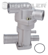 Bautler BTL0082TC Термостат для ваз 2110-2115 с инжекторным двигателем в сборе, 5 патрубков
