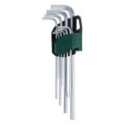 SATA 09103A Шестигранники (набор)  9пр. Угловые удлинённ. (Metric) пласт.блист.