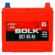 BOLK ABJ650 Аккумулятор 65 А/ч 600 А 12V Обратная полярн. выносные (Азия) клеммы