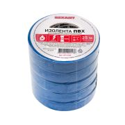 REXANT 092105 Изолента ПВХ REXANT 15 мм х 25 м, синяя, упаковка 5 роликов