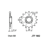 JT Sprockets JTF190214