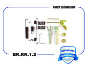 BRAVE BRRK12 Ремкомплект задних тормозных колодок  BR.RK.1.2 Matiz левый