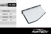 Fortech FS092 Фильтр салонный