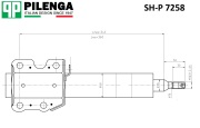 PILENGA SHP7258 Амортизатор передний