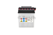Bosch 0092M4F300 Батарея аккумуляторная 12А/ч 120А прямая полярн. болтовые мото клеммы