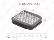 LYNXauto LAC1231C Фильтр салонный угольный (комплект 2 шт.)