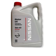 NISSAN KE90090042R Motor oil Nissan synthetic 5W-40 5 liter.