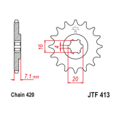 JT Sprockets JTF41314