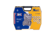 Kraft KT700684 Набор инструмента 1/2"DR, 3/8"DR и 1/4"DR 218 предметов, PRO