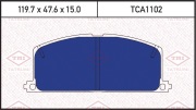 TMI TATSUMI TCA1102 Колодки тормозные дисковые передние
