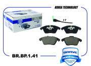 BRAVE BRBP141 Колодка тормозная задняя диск. BR.BP.1.27  HYUNDAI Creta 2016-