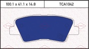 TATSUMI TCA1042 Колодки тормозные дисковые задние