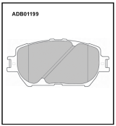 ALLIED NIPPON ADB01199HD Колодки тормозные дисковые передние, комплект